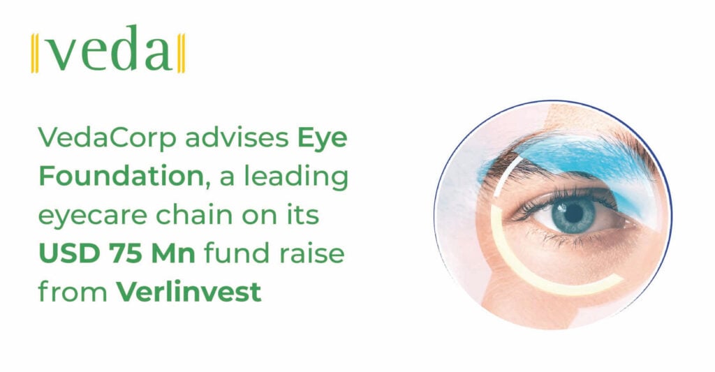 VedaCorp advises Eye Foundation, a leading eyecare chain on its USD 75 Mn fund raise from Verlinvest